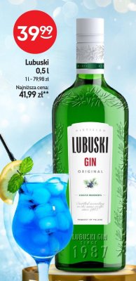Gin Lubuski 0,5l promocja w Żabka
