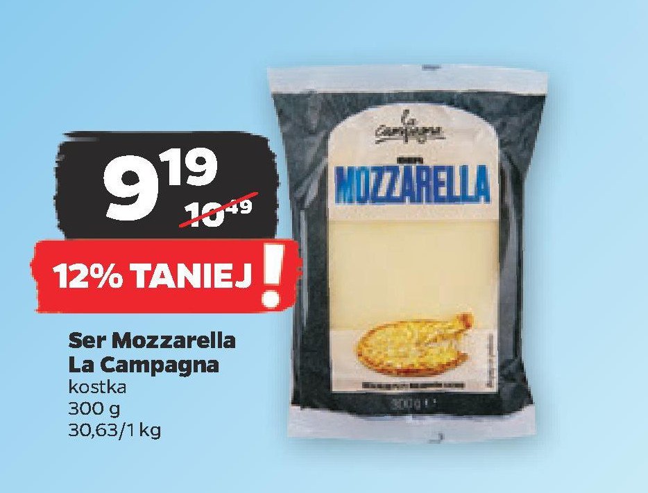 Ser mozzarella La campagna promocja