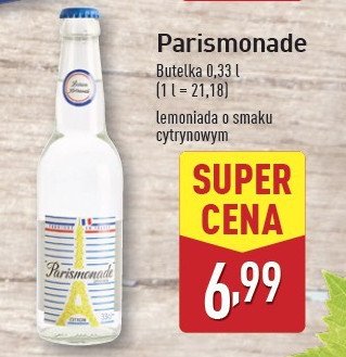 Lemoniada parismonade cytrynowa promocja w Aldi