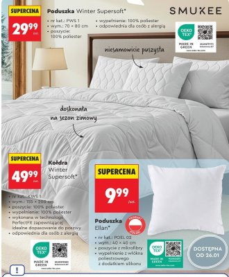 Kołdra Winter Supersoft SMUKEE, 155 × 200 cm promocja w Biedronka