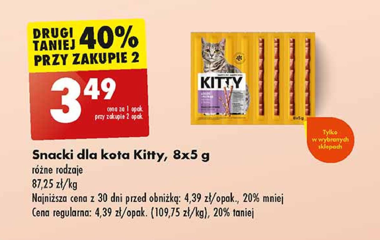 Snacki dla kota Kitty promocja