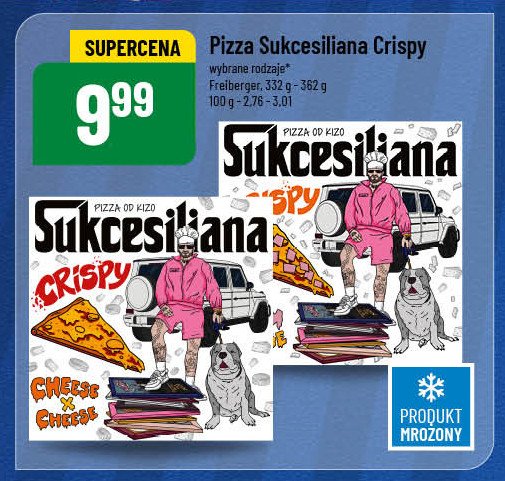 Pizza crispy cheese Sukcesiliana promocja