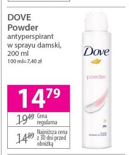 Dezodorant Dove powder promocja