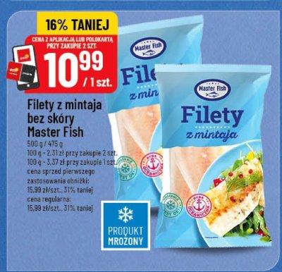 Filety z mintaja bez skóry promocja w POLOmarket