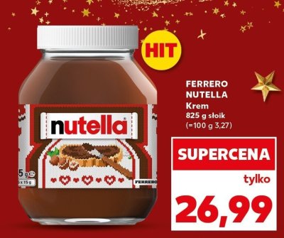 Krem Ferrero Nutella 825 g promocja w Kaufland