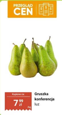 Gruszka konferencja promocja w Biedronka