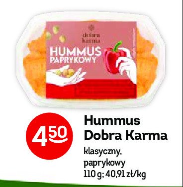 Hummus paprykowy Dobra karma promocja