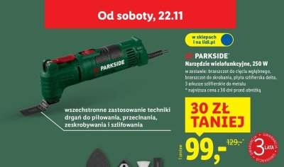 Narzędzie wielofunkcyjne 250 W promocja w Lidl