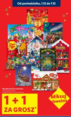 Kalendarz adwentowy  promocja w Lidl