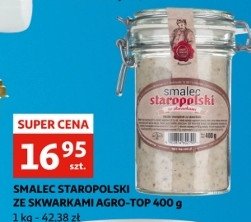 Smalec staropolski Agro-top promocja w Aldi