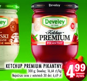 Ketchup premium pikantny Develey promocja