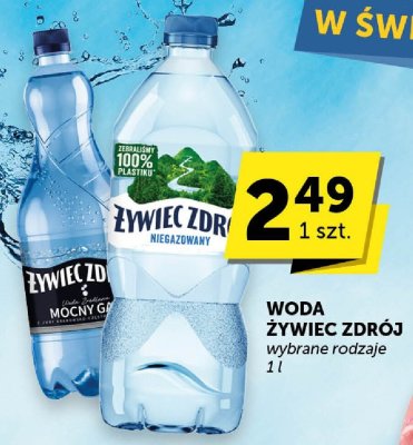 Woda 呕ywiec zdr贸j promocja w Euro Sklep