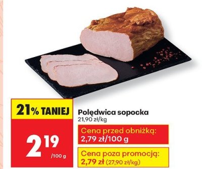 Pol臋dwica sopocka plastry Morliny promocja w Biedronka
