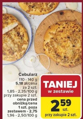 Cebularz promocja w Carrefour
