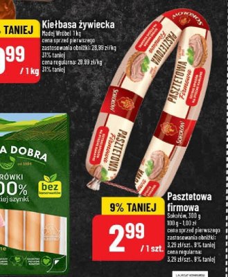 Pasztetowa kremowa Sokołów promocja w POLOmarket