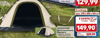 Namiot kempingowy easy-set-u COUNTRYSIDE promocja