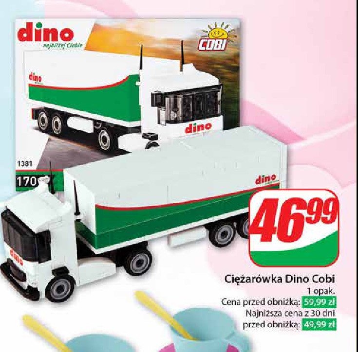 Ciężarówka dino Cobi promocja