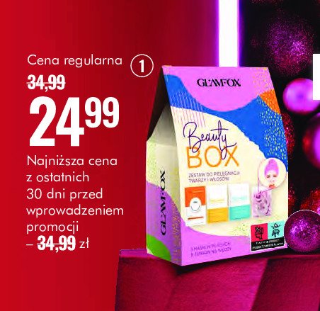 Zestaw beauty box GLAMFOX promocja