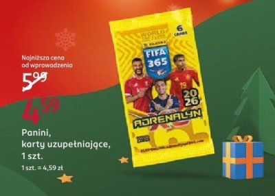 Karty uzupełniające Panini FIFA 365, 1 szt. promocja w Rossmann