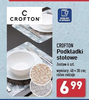 Podkładki stołowe 40 x 30 cm Crofton promocja