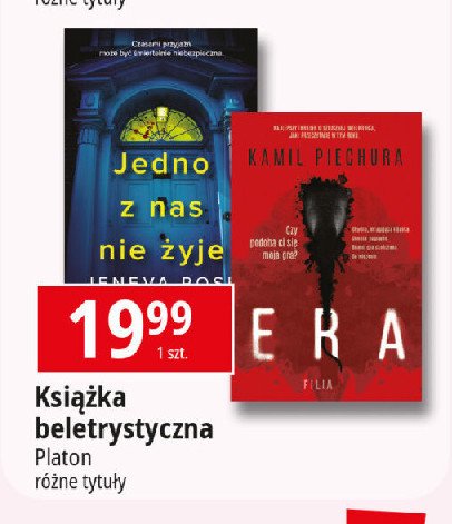 *jeneva rose "jedno z nas nie żyje"* promocja w Leclerc