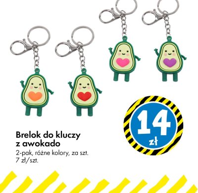 Brelok do kluczy z awokado promocja w Tedi