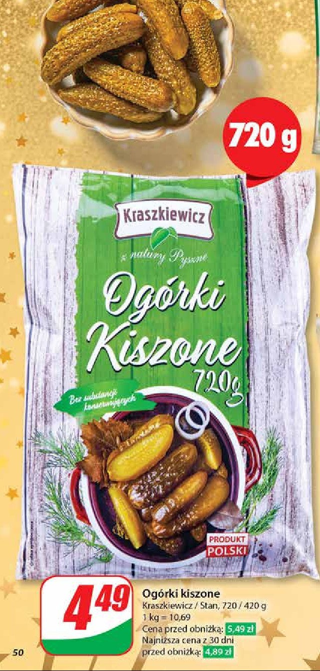 Ogórki kiszone Kraszkiewicz promocja