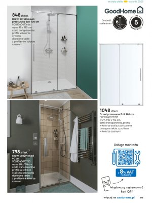 Drzwi uchylne Ezili 90 cm promocja w Castorama