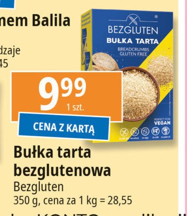 Bułka tarta bezglutenowa promocja w Leclerc