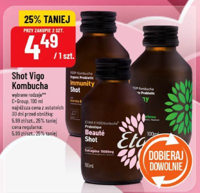 Shot Vigo Kombucha promocja w POLOmarket