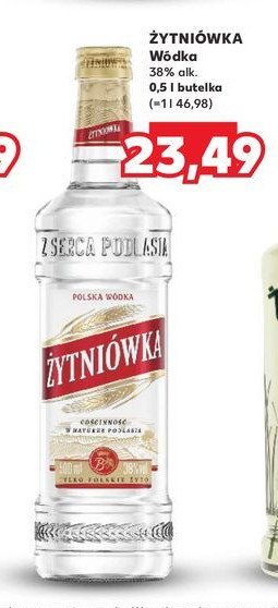 Wódka ŻYTNIÓWKA promocja