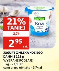 Jogurt z mleka koziego naturalny Danmis promocja