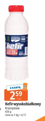 Kefir Kefir wysokobiałkowy Krasnystaw promocja w Leclerc