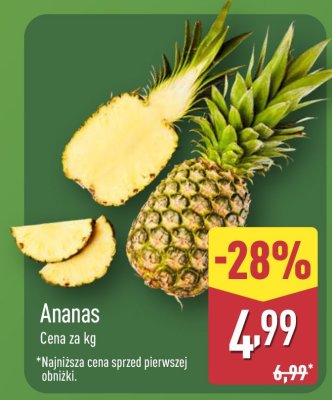 Ananas promocja w Aldi