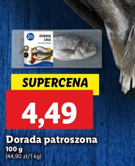 Dorada patroszona promocja