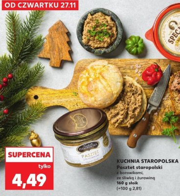 Pasztet staropolski ze śliwką i żurawą promocja w Kaufland