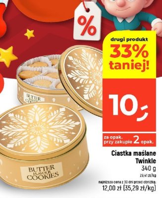 Ciastka maślane Twinkle 340 g promocja w Dealz
