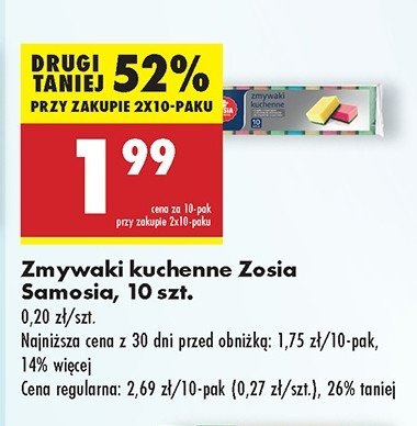 Zmywak kuchenny Zosia samosia promocja w Biedronka