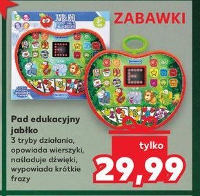 Pad edukacyjny jabłko E-edu promocja w Kaufland