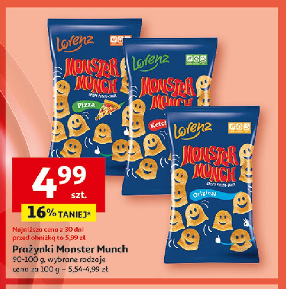 Chrupki pizza Lorenz monster munch promocja