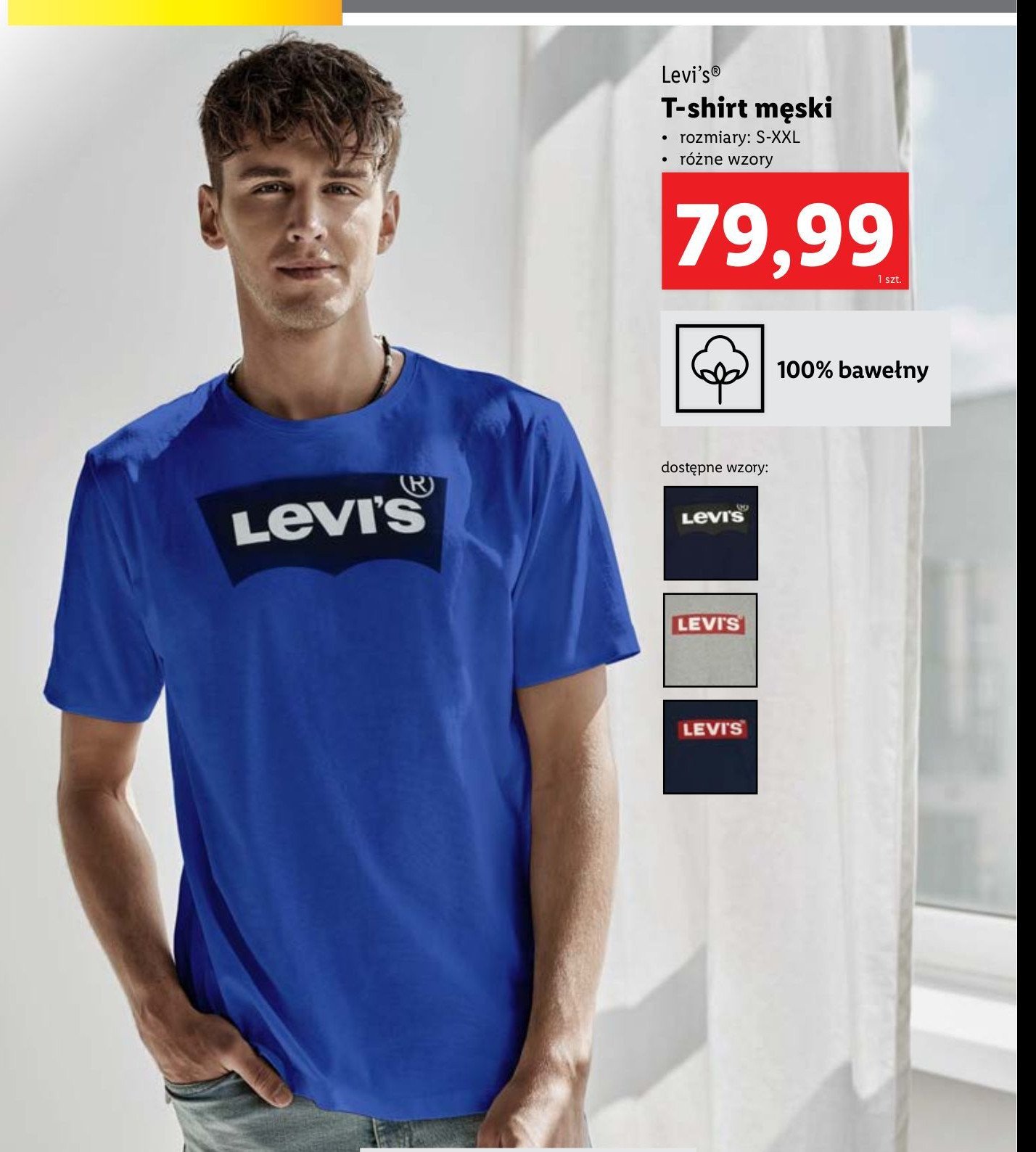 T-shirt męski s-xxl LEVI'S promocja