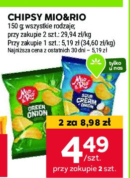 Chipsy cebulka w 艣mietanie Mio&rio promocja
