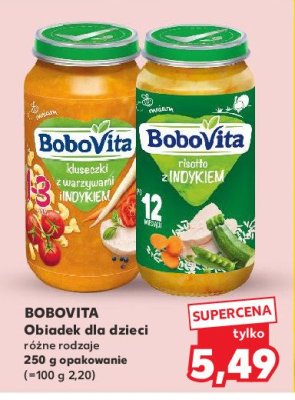 Kluseczki z warzywami i indykiem Bobovita promocja