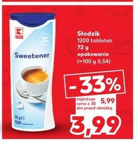 Słodzik K-classic promocja w Kaufland