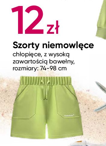 Szorty niemowlęce chłopięce 74-98 cm promocja