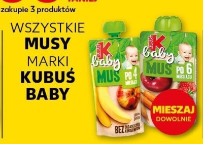 Musy marki Kubuś Baby promocja w Kaufland