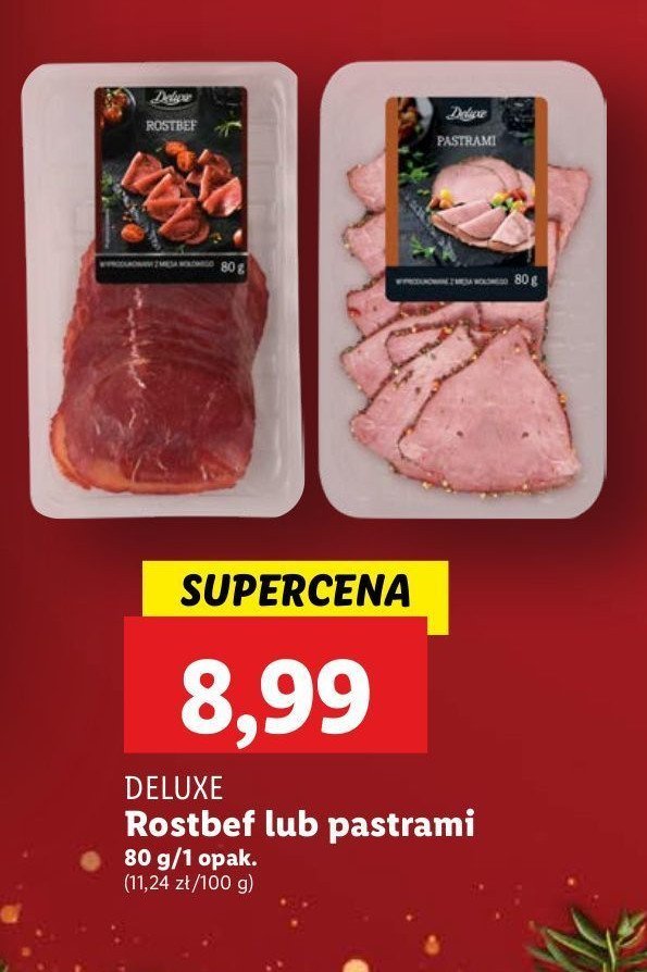 Rostbef Deluxe promocja