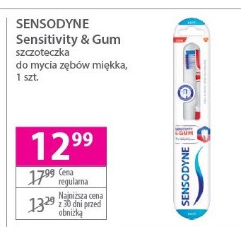 Szczoteczka do zębów soft Sensodyne sensitivity & gum promocja