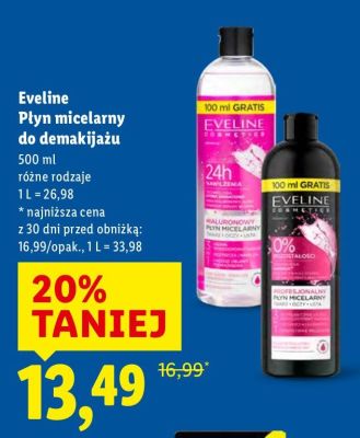 Płyn micelarny do demakijażu  promocja w Lidl