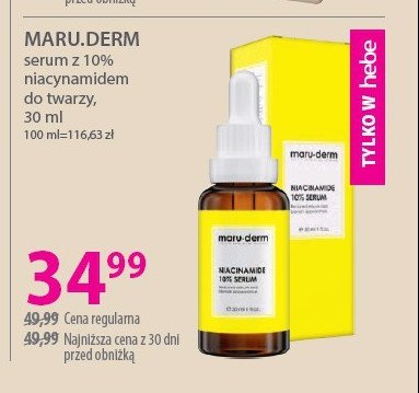 Serum 10% peptydy Maru-derm promocja w Hebe